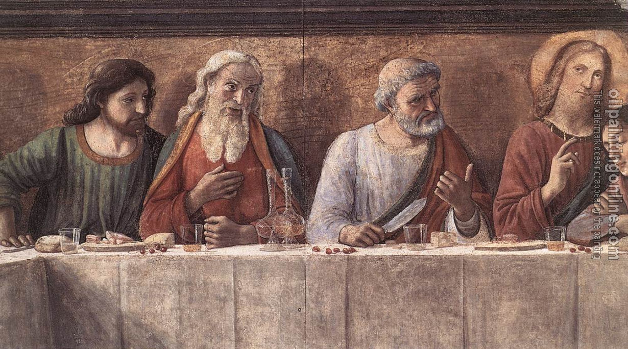 Ghirlandaio, Domenico - Last Supper 2 detail